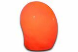 Free-Standing Polished Pink Manganoan Calcite - Fluorescent! #365832-1